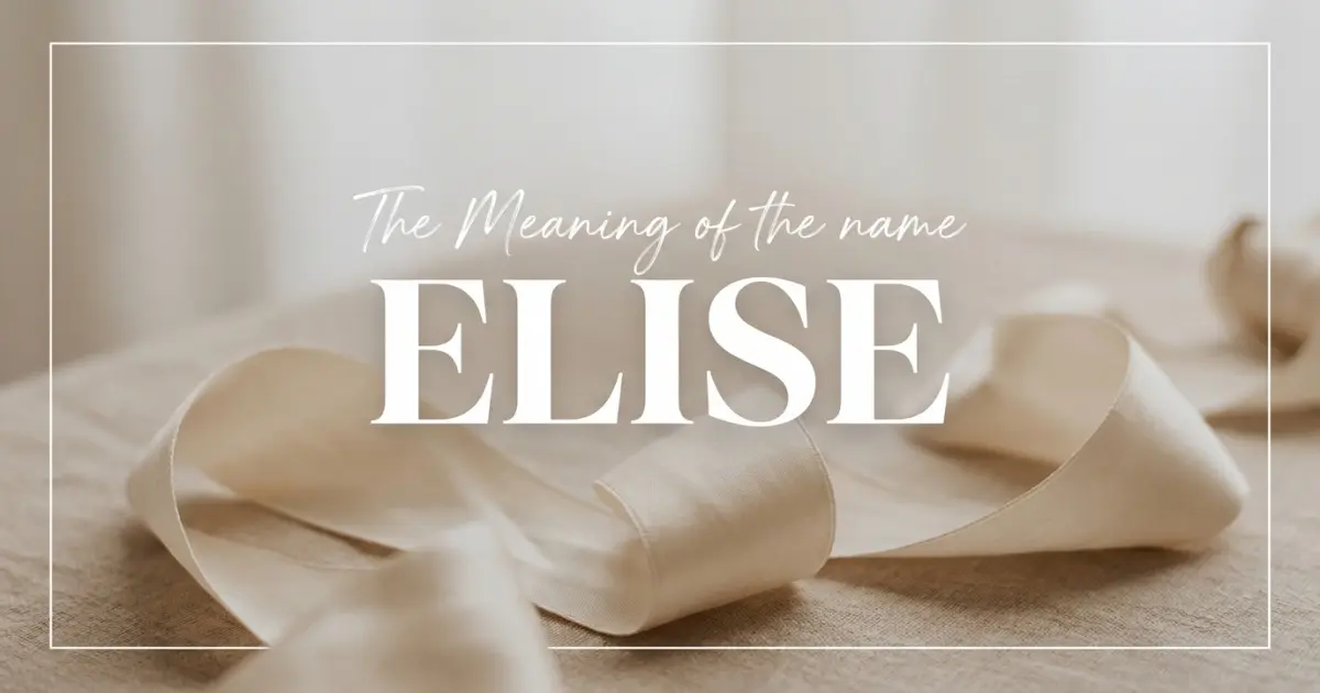 Elise name meaning
