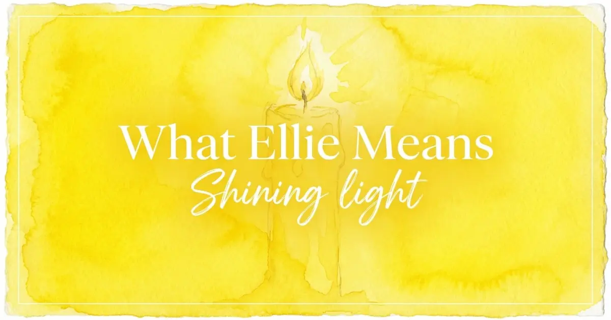 Ellie name meaning Shining light