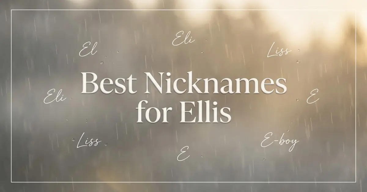 Nicknames for Ellis