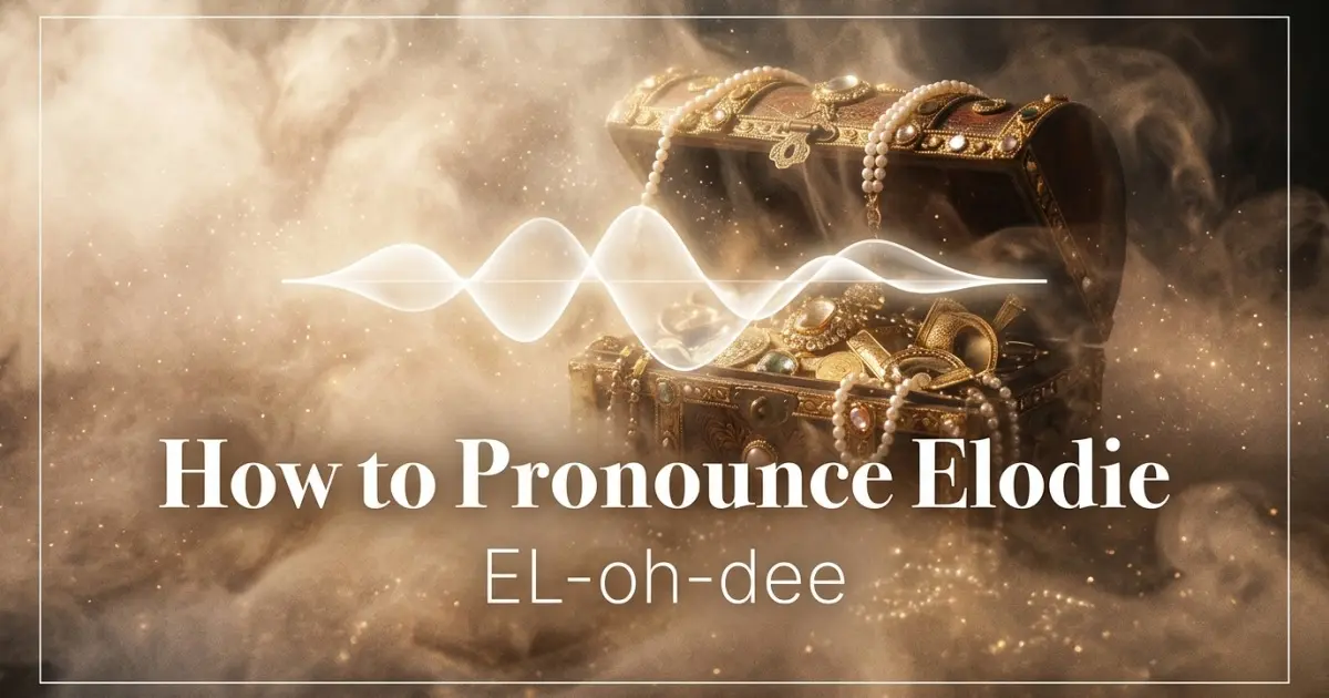 How to pronounce Elodie