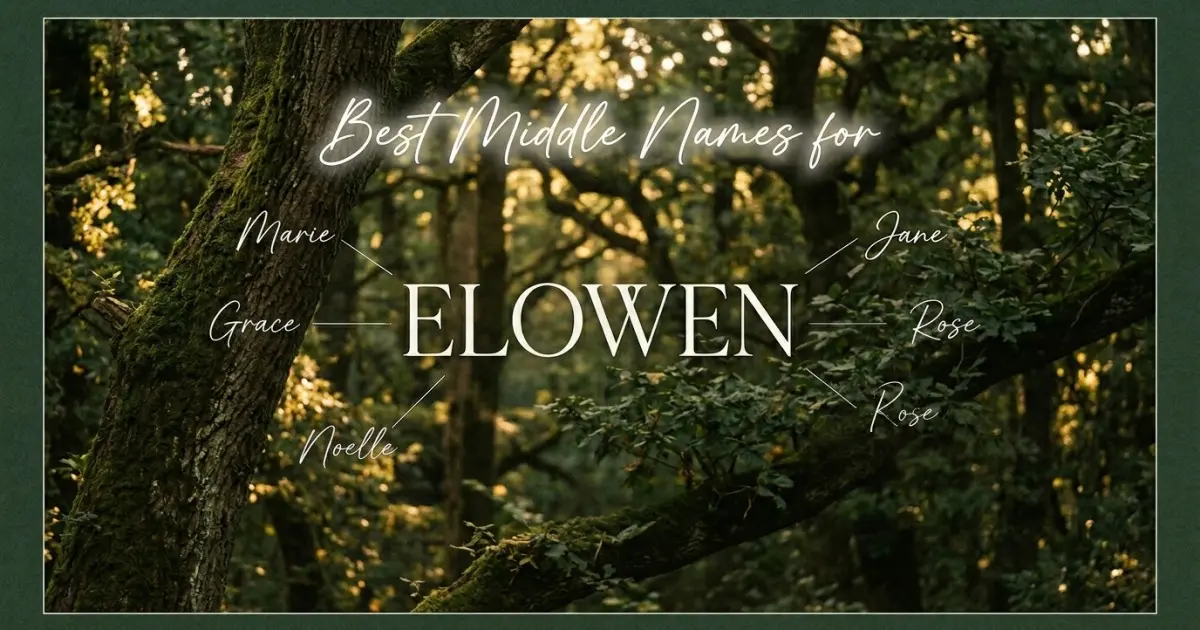 Best middle names for Elowen