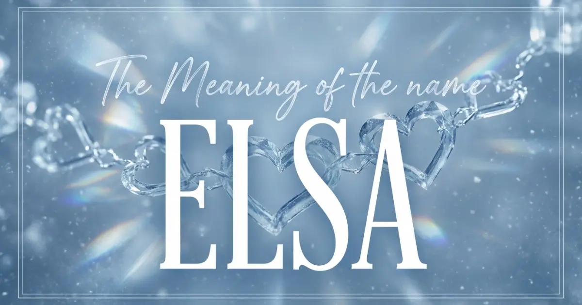 Elsa name meaning
