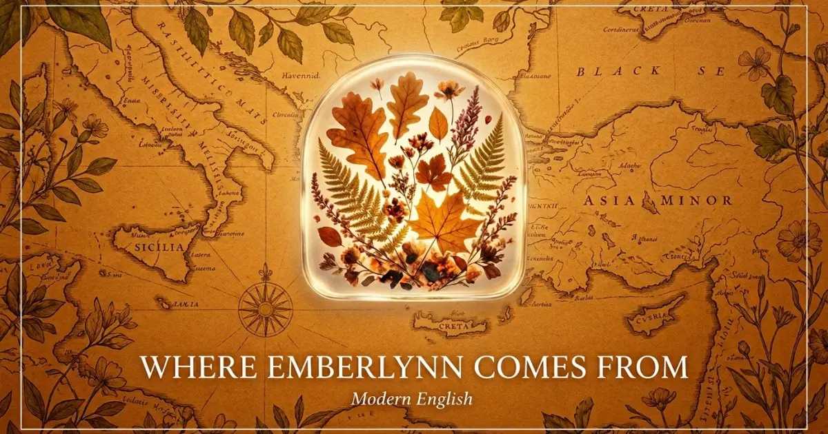 The name Emberlynn comes from: Modern English