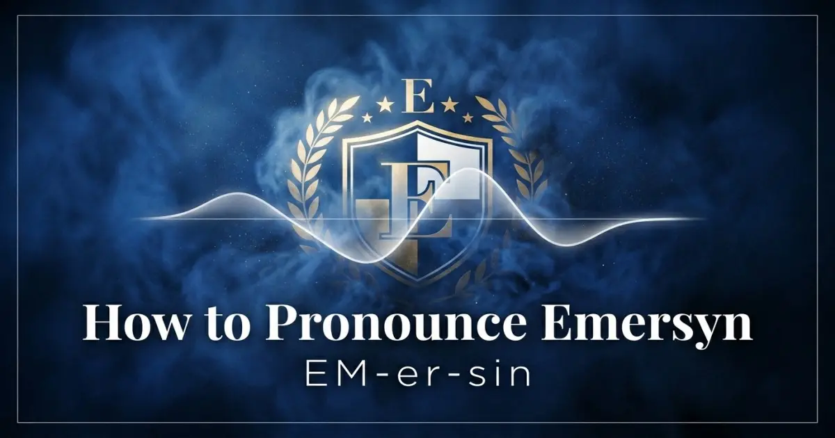 How to pronounce Emersyn