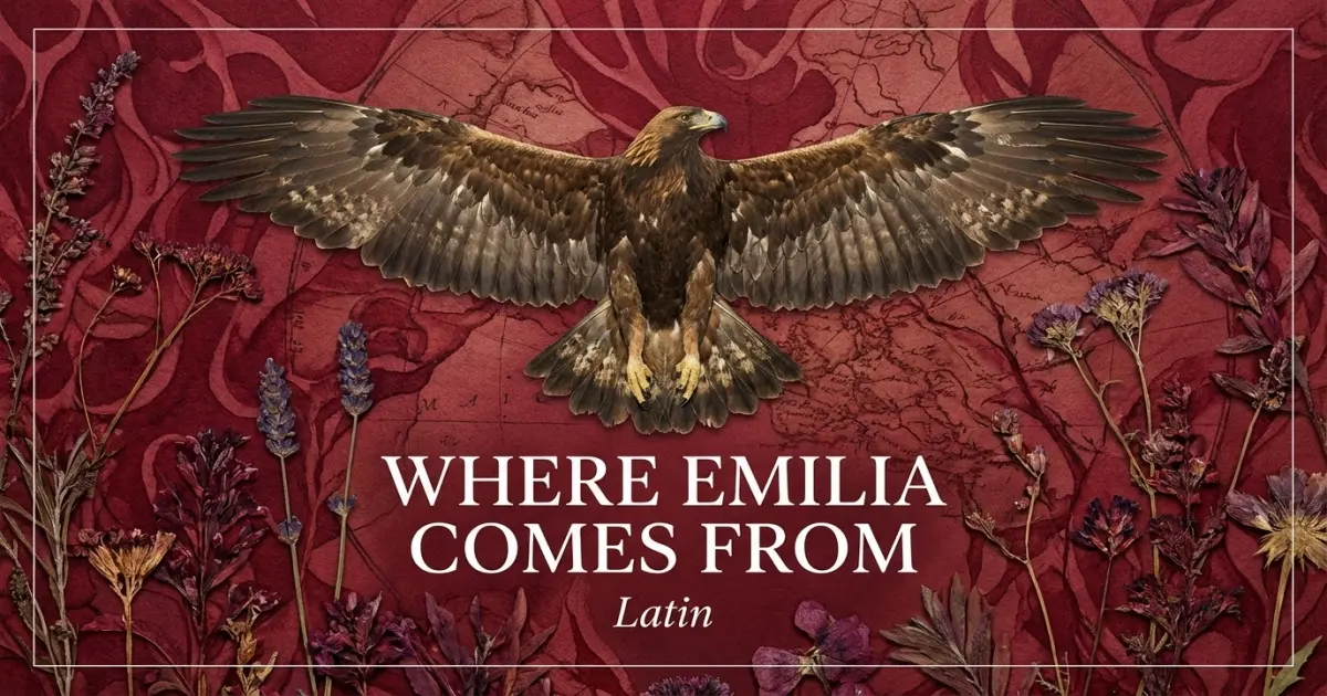 The name Emilia comes from: Latin