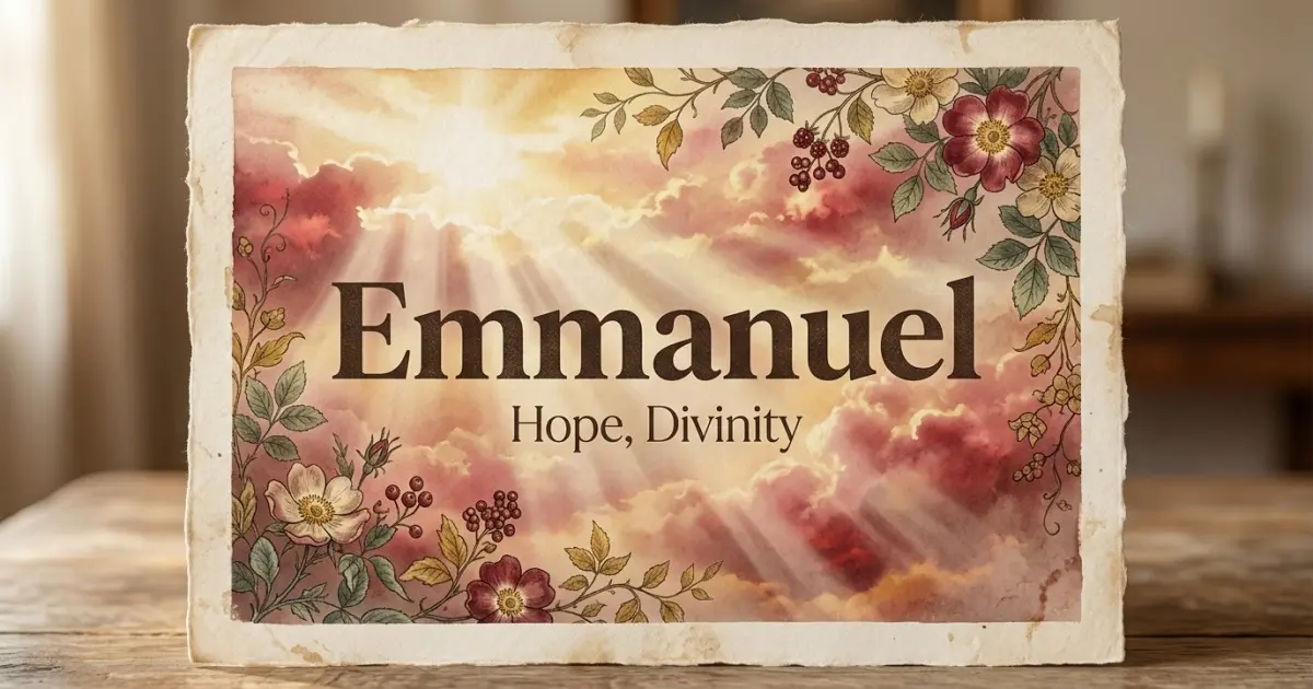 Emmanuel meaning themes: hope, divinity