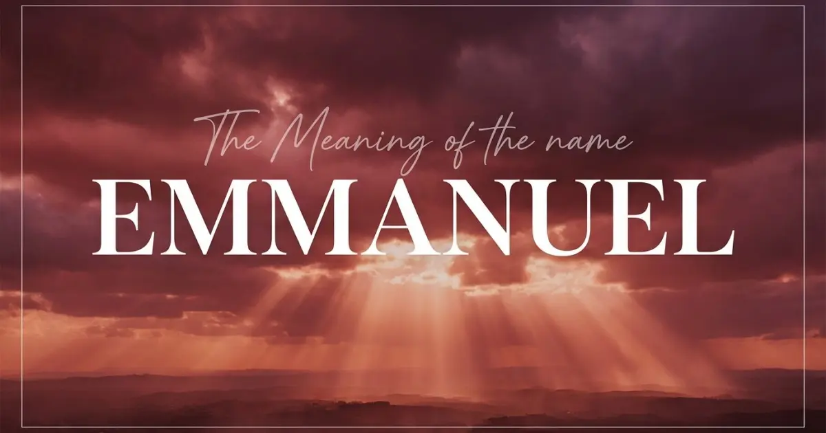 Emmanuel name meaning