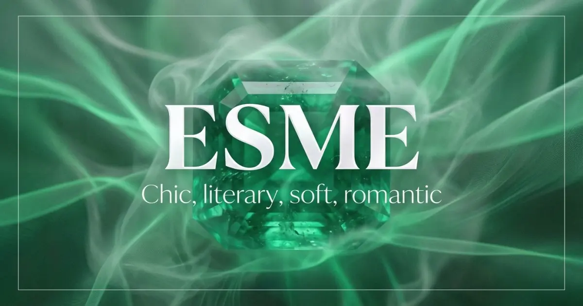 Esme name vibe: Chic, literary, soft, romantic