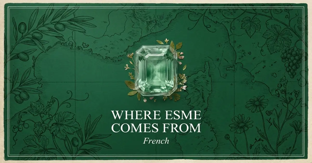 The name Esme comes from: French