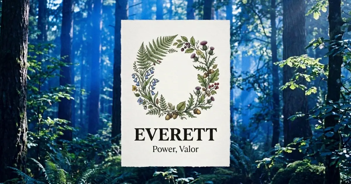 Everett meaning themes: power, valor