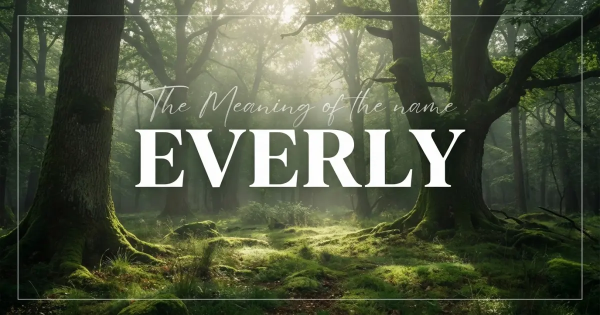Everly name meaning