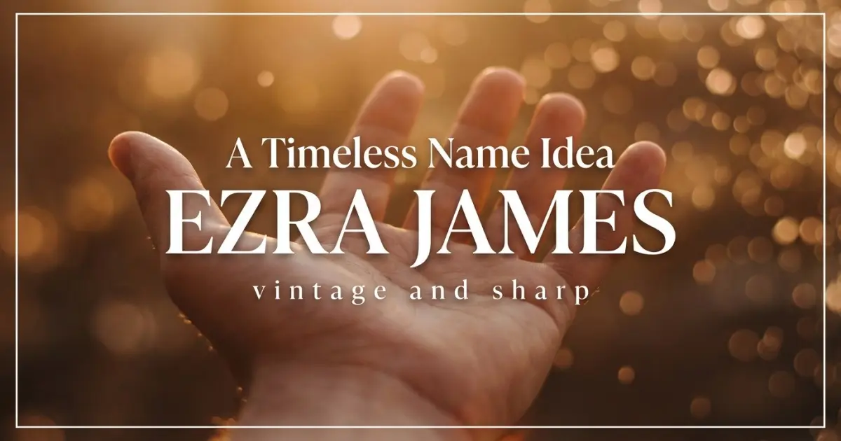 Timeless Middle Name Idea For Ezra
