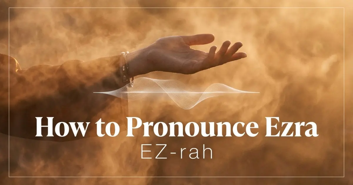 How to pronounce Ezra