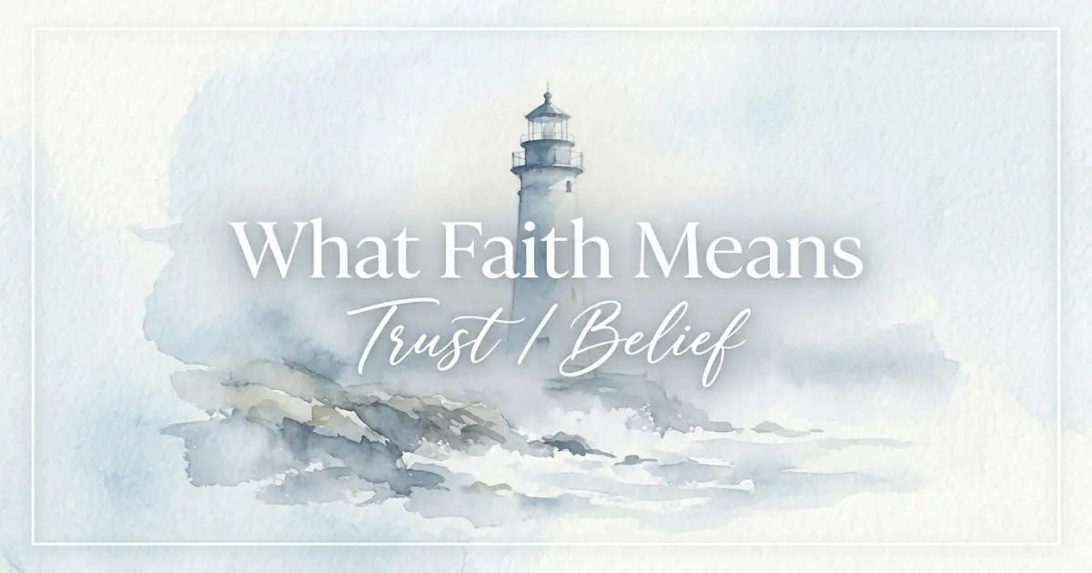 Faith name meaning Trust / Belief