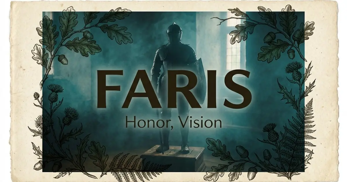 Faris meaning themes: honor, vision