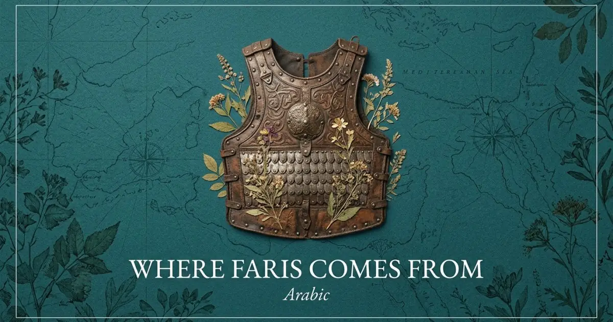 The name Faris comes from: Arabic