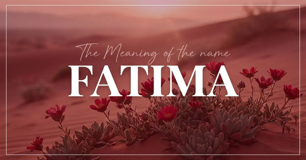 Fatima name meaning