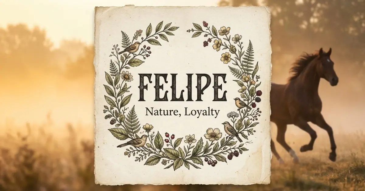 Felipe meaning themes: nature, loyalty