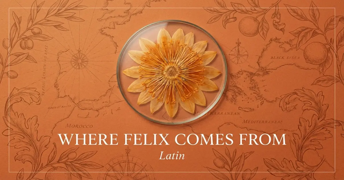 The name Felix comes from: Latin