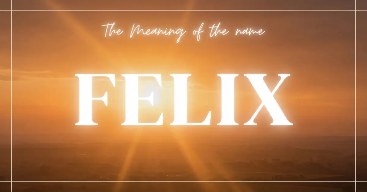 Felix name meaning
