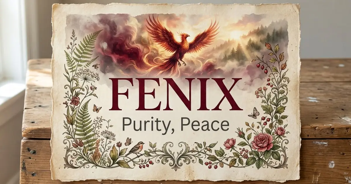 Fenix meaning themes: purity, peace