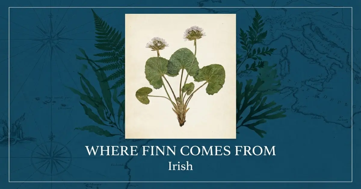 The name Finn comes from: Irish