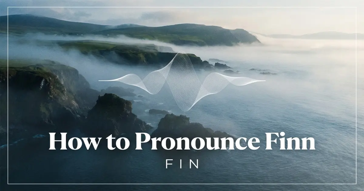 How to pronounce Finn