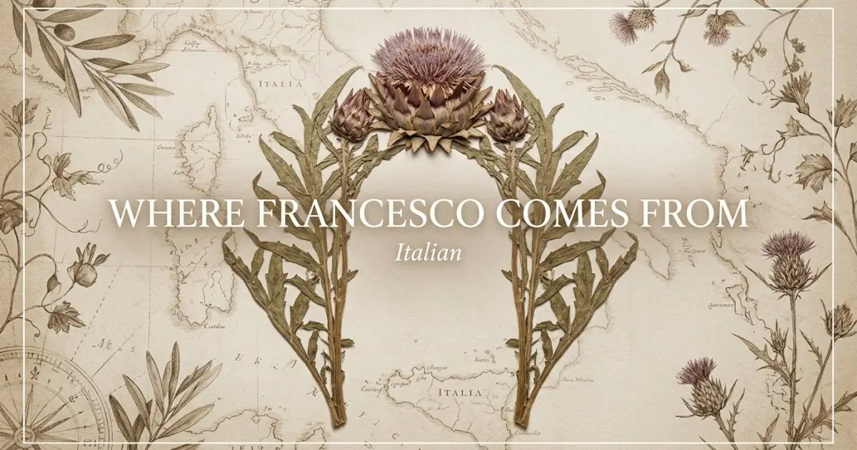 The name Francesco comes from: Italian