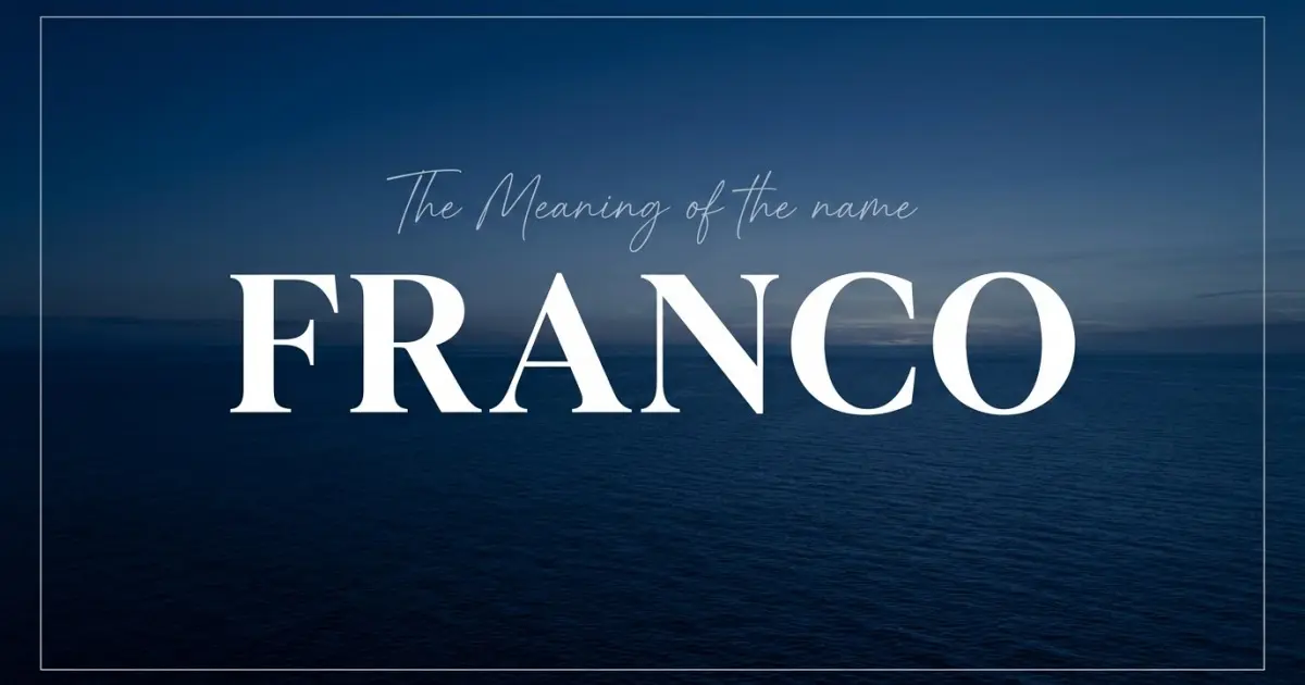 Franco name meaning