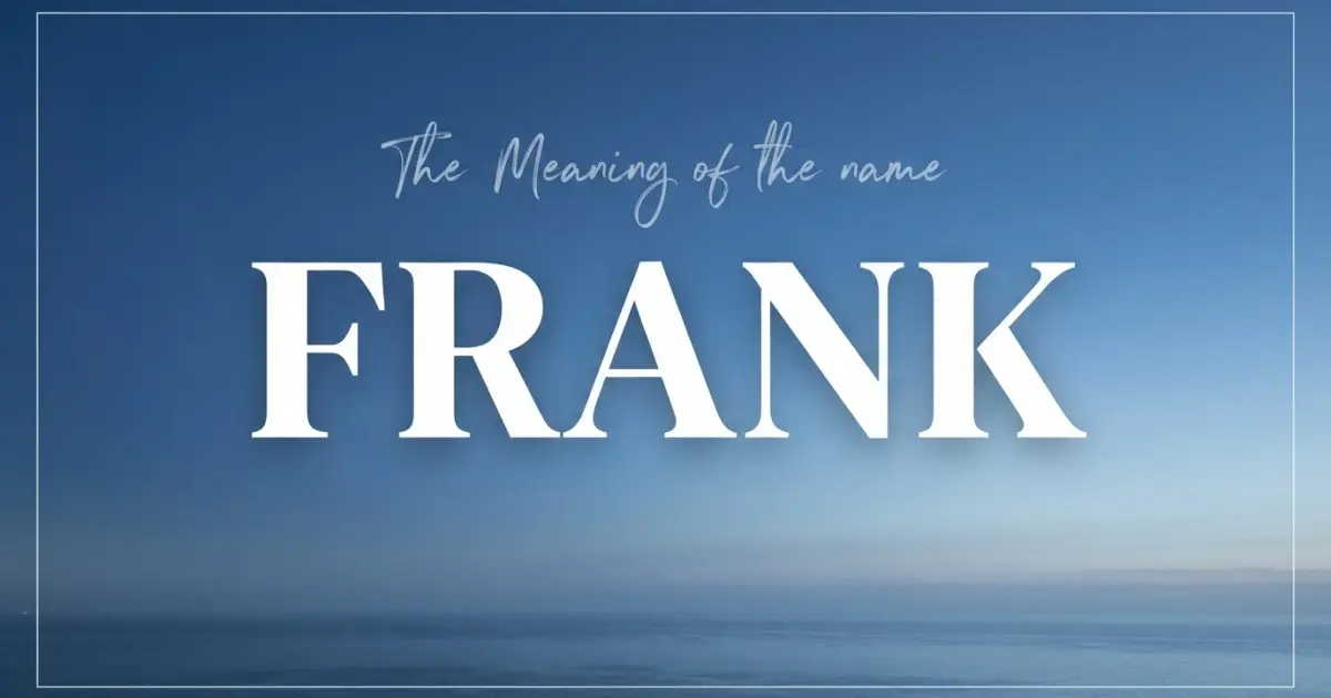 Frank name meaning