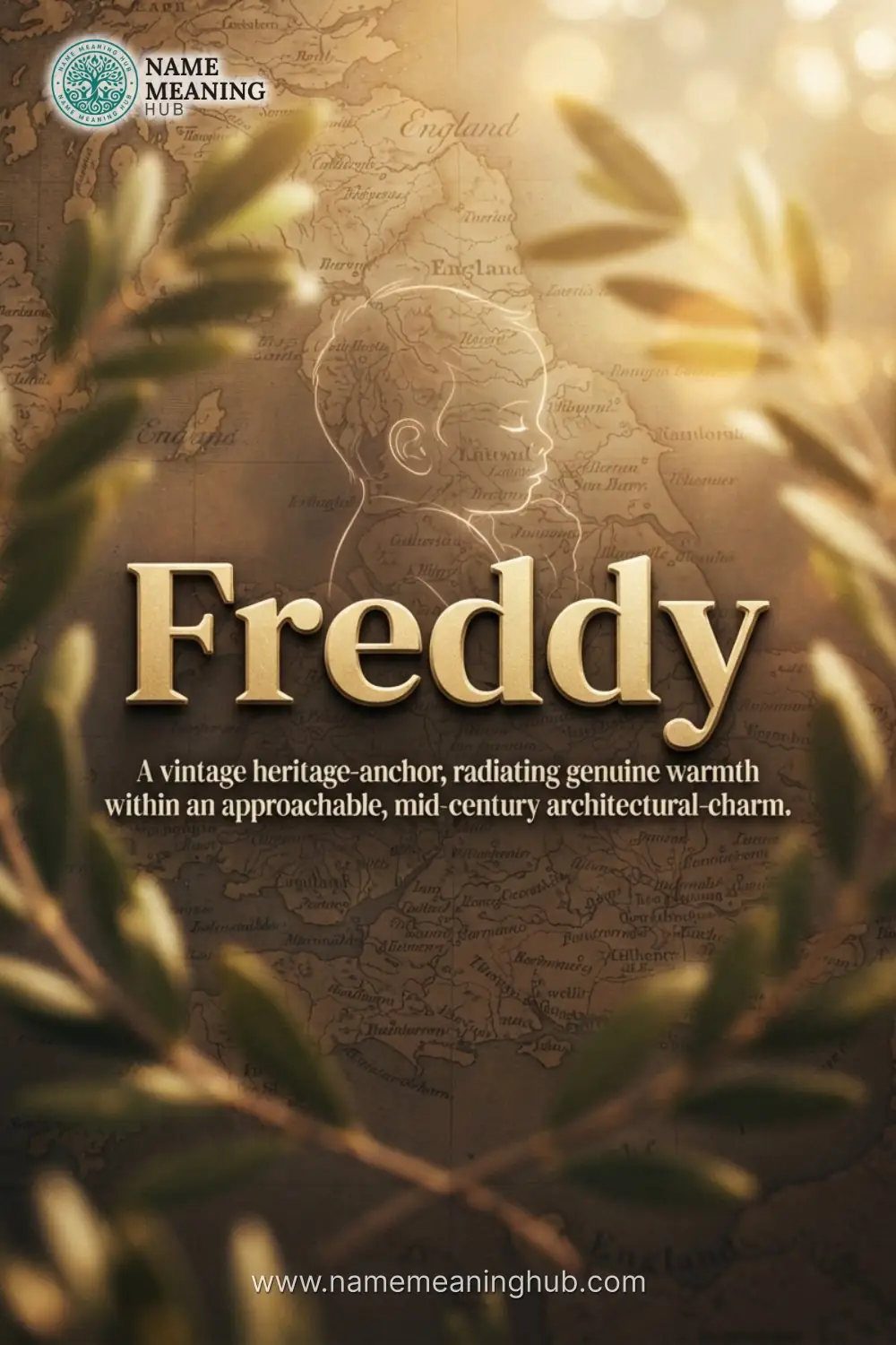 Meaning of the name Freddy: A vintage heritage-anchor, radiating genuine warmth within an approachable, mid-century architectural-charm.