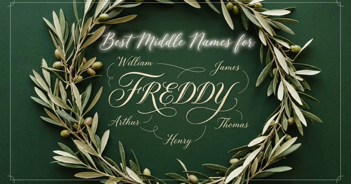 Best middle names for Freddy