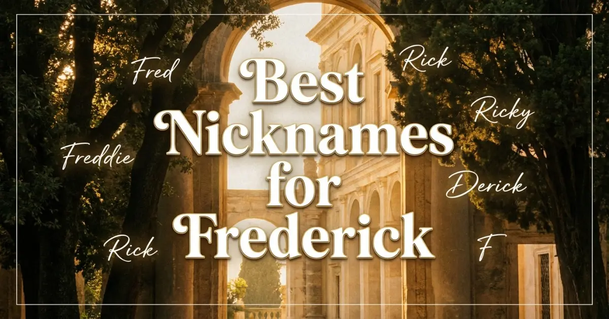 Nicknames for Frederick