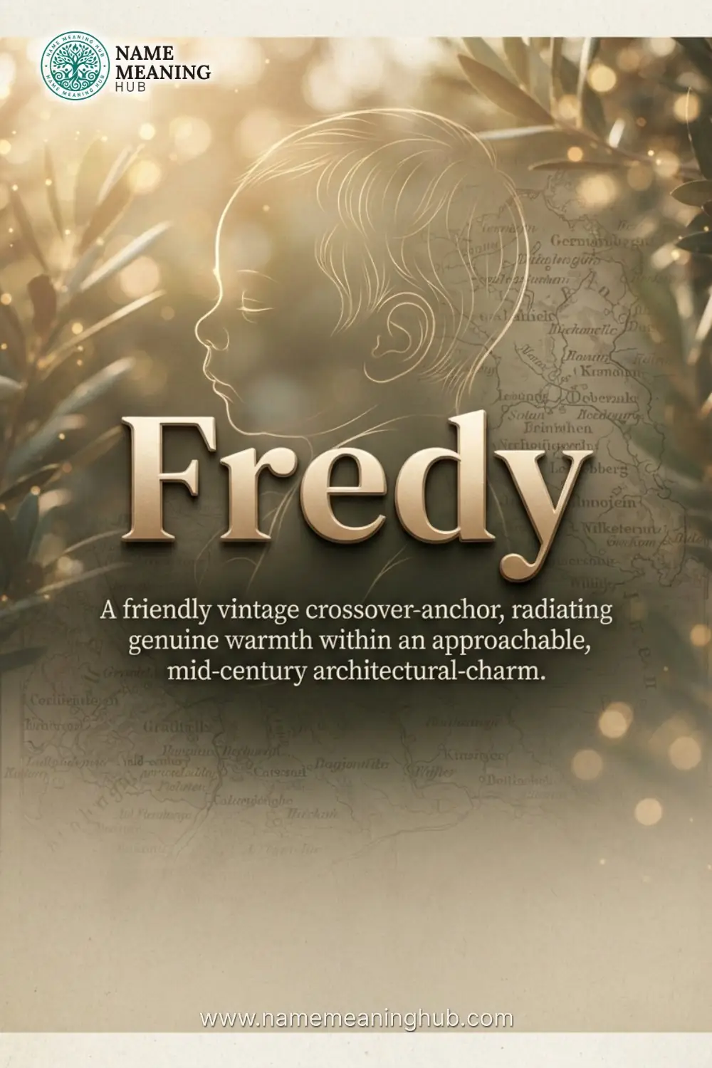 Meaning of the name Fredy: A friendly vintage crossover-anchor, radiating genuine warmth within an approachable, mid-century architectural-charm.