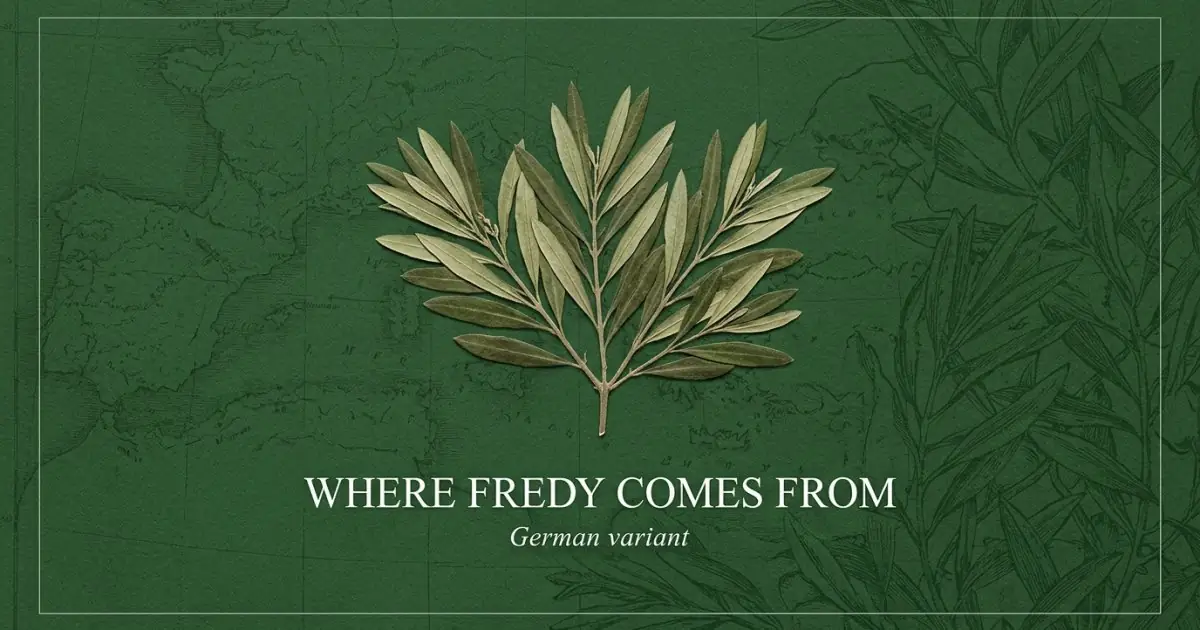 The name Fredy comes from: German variant