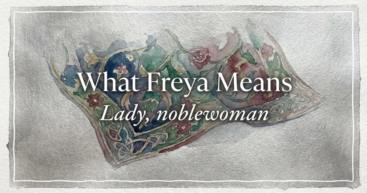 What Freya Means