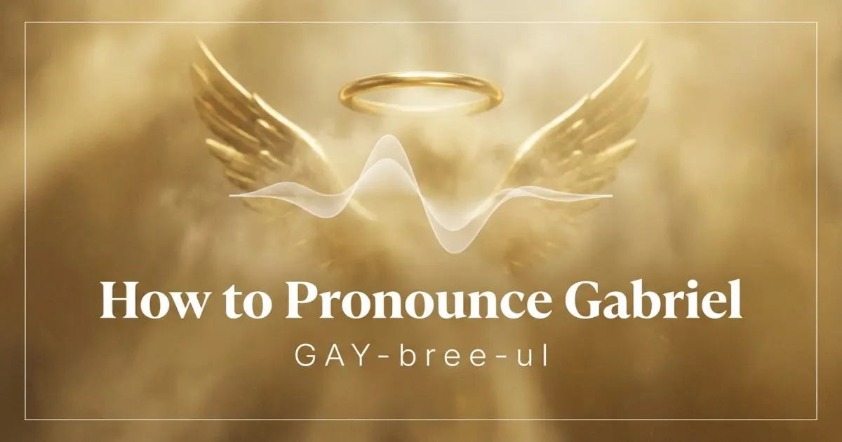How to pronounce Gabriel