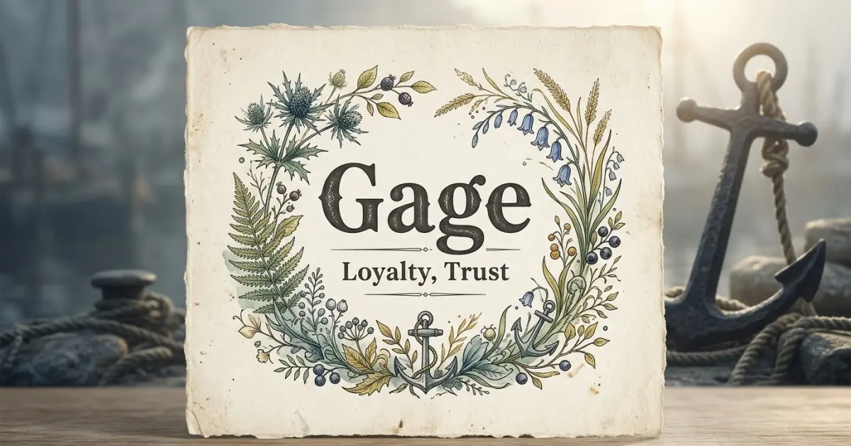 Gage meaning themes: loyalty, trust