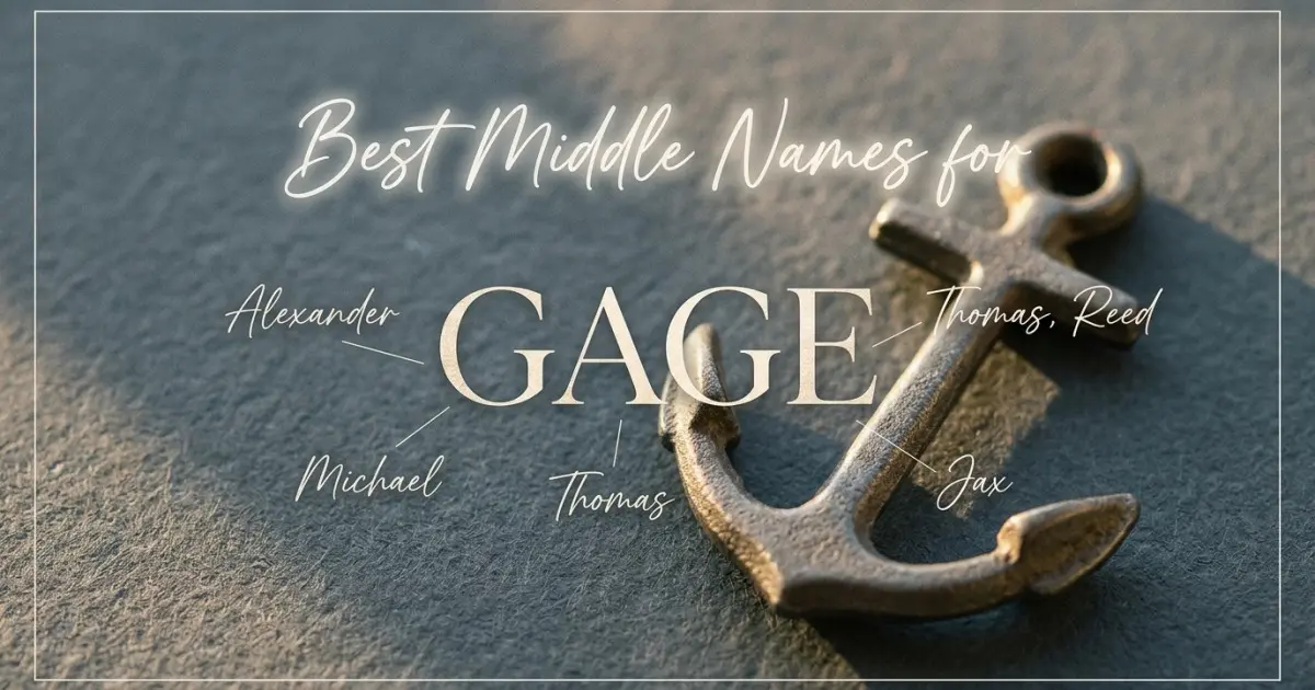Best middle names for Gage