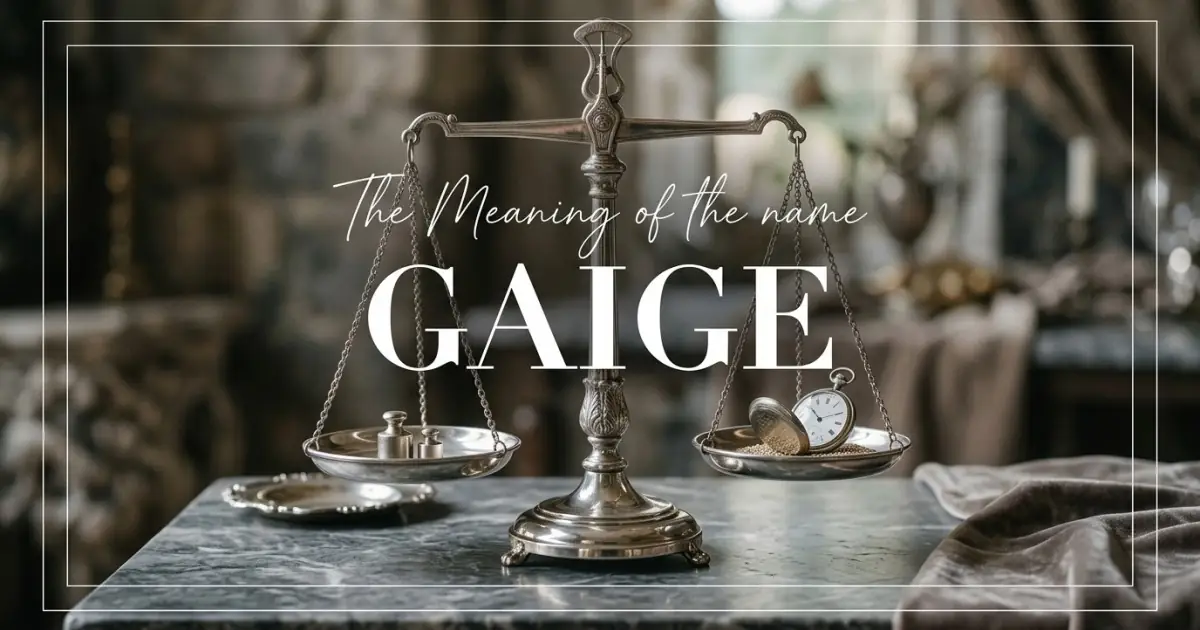 Gaige name meaning