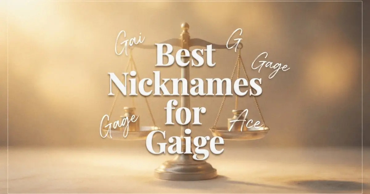 Nicknames for Gaige