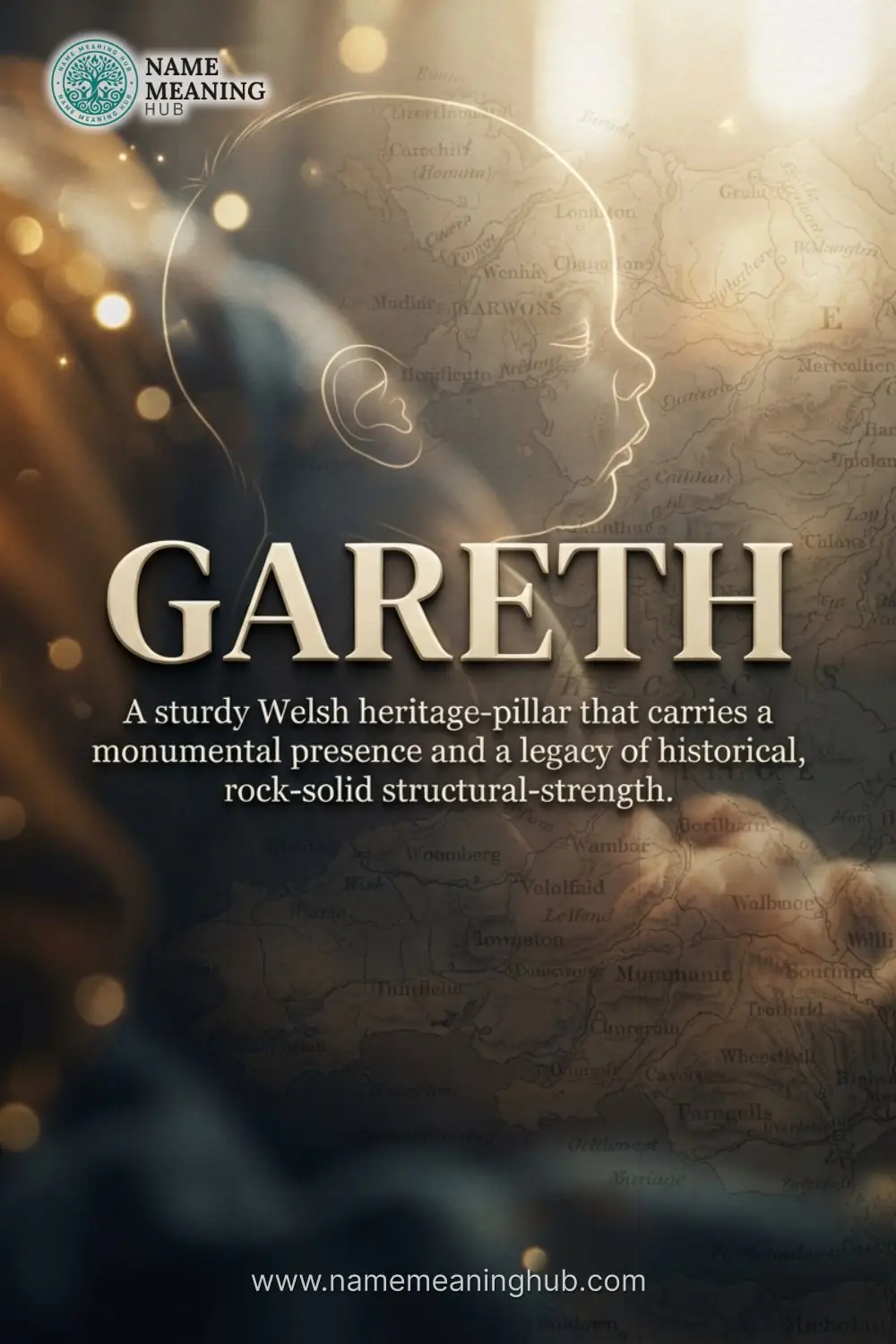 Meaning of the name Gareth: A sturdy Welsh heritage-pillar that carries a monumental presence and a legacy of historical, rock-solid structural-strength.