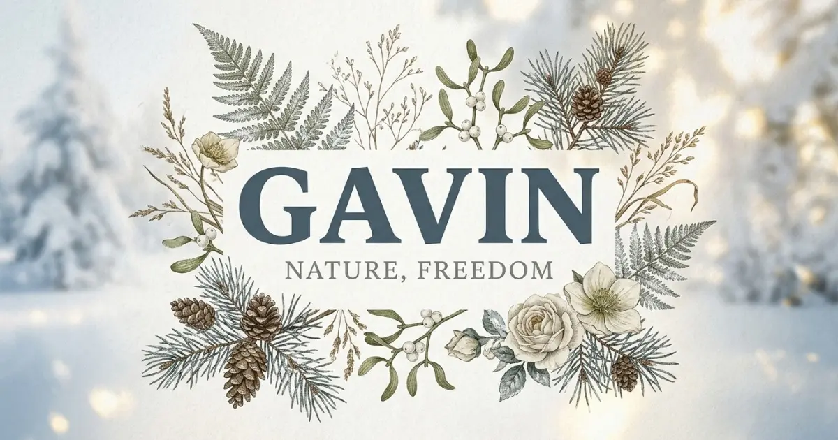 Gavin meaning themes: nature, freedom