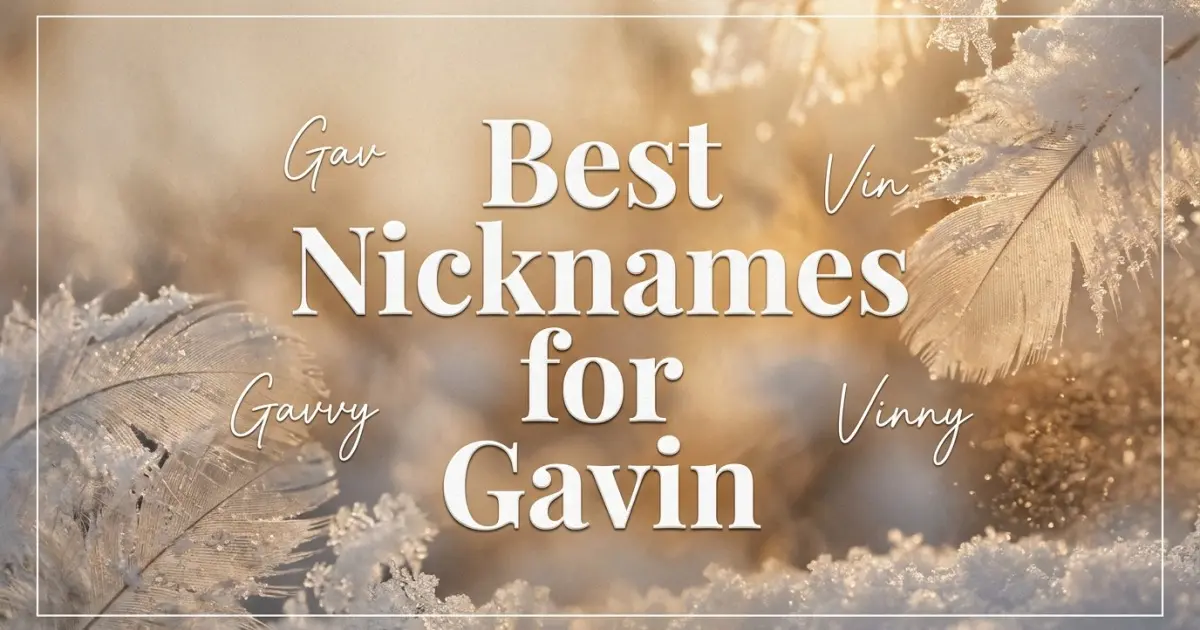 Nicknames for Gavin