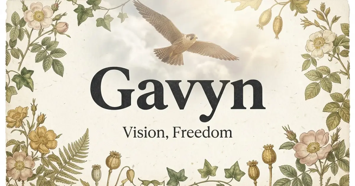 Gavyn meaning themes: vision, freedom