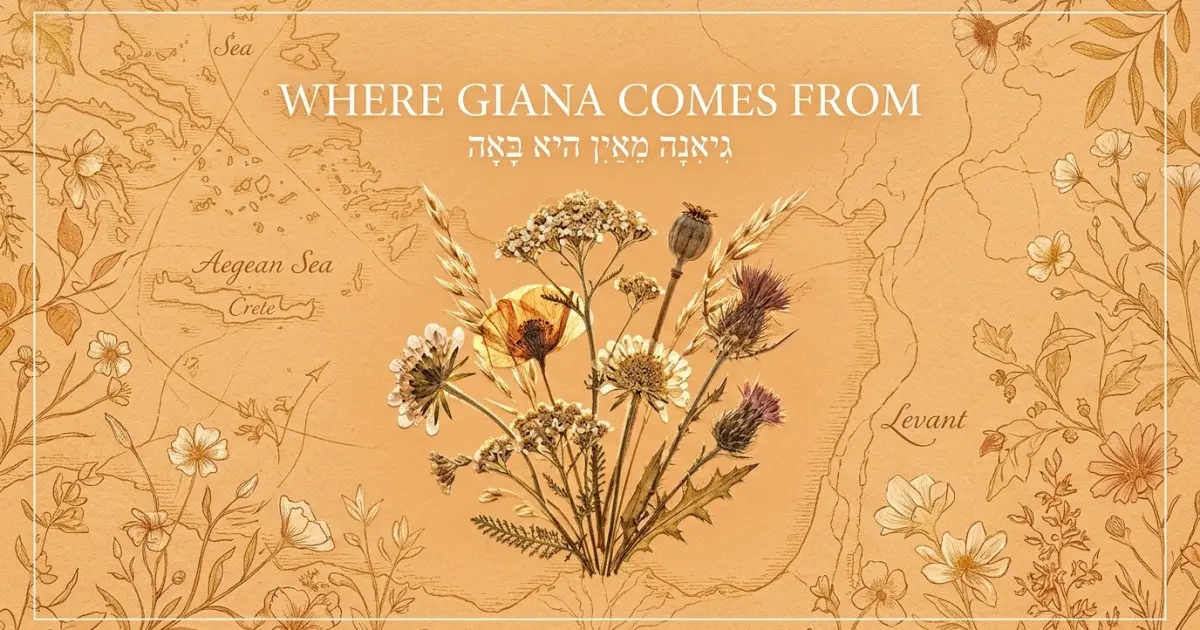 The name Giana comes from: Hebrew