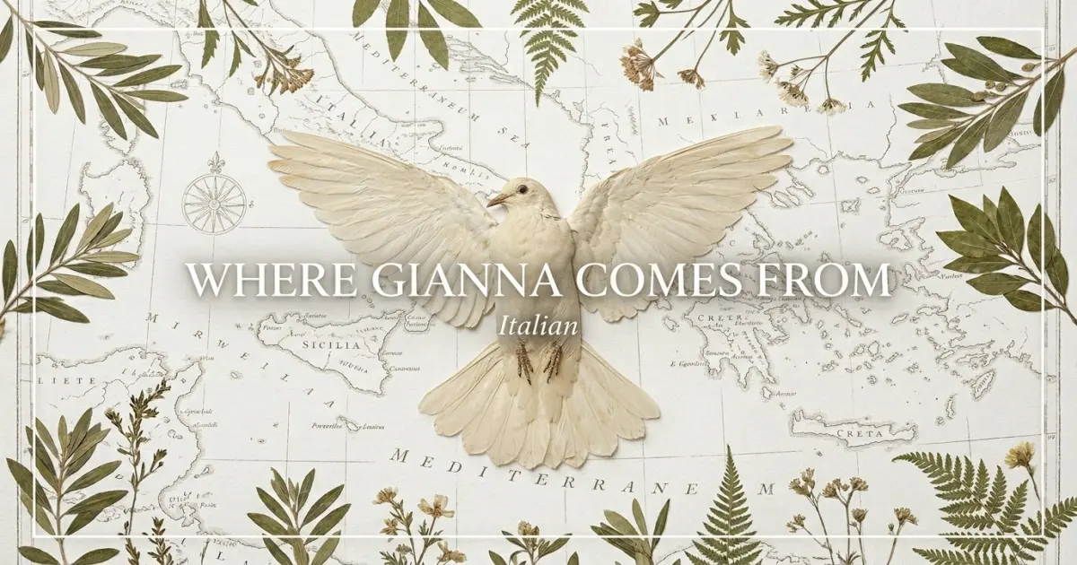 The name Gianna comes from: Italian