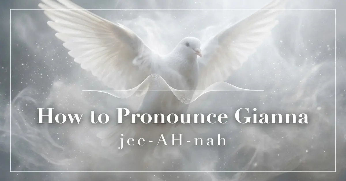How to pronounce Gianna