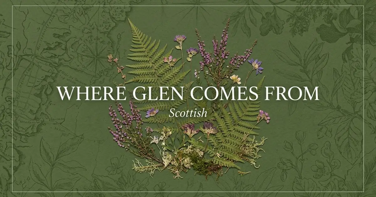 The name Glen comes from: Scottish