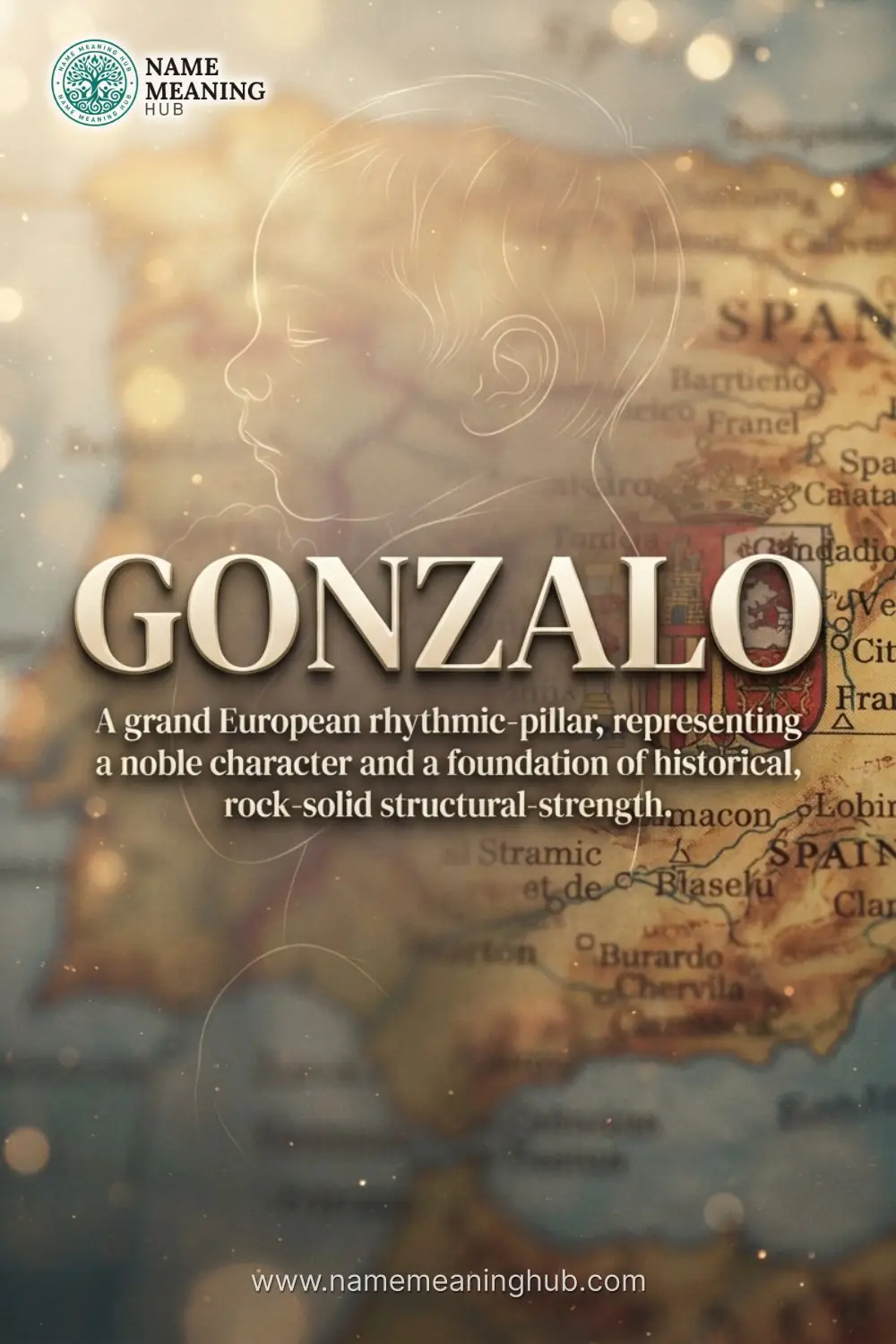 Meaning of the name Gonzalo: A grand European rhythmic-pillar, representing a noble character and a foundation of historical, rock-solid structural-strength.